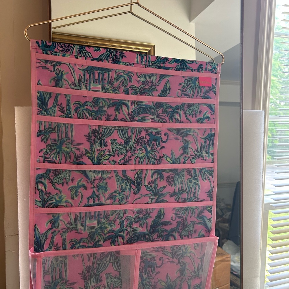 Lilly Pulitzer Pink and Green Organizer